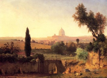  pedro pintura - Paisaje de Roma San Pedro tonalista George Inness